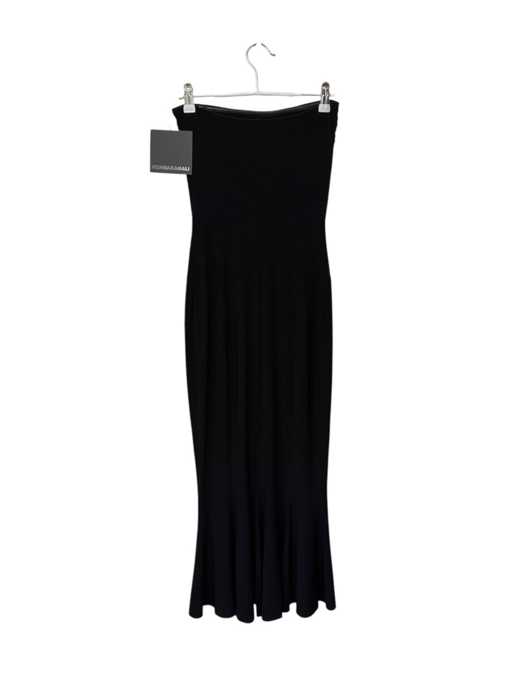 NORMA KAMALI | NWT Strapless Fishtail Dress To Midcalf in Black, Size Small - Picture 5 of 14